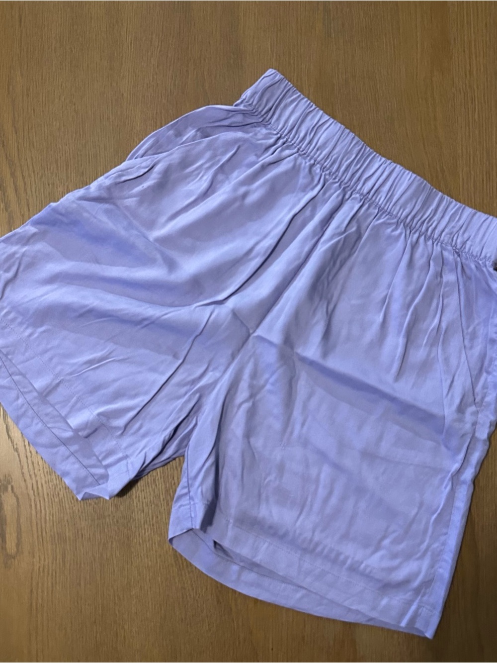 H&M Light Lavender Women's Elastic-Waist Shorts